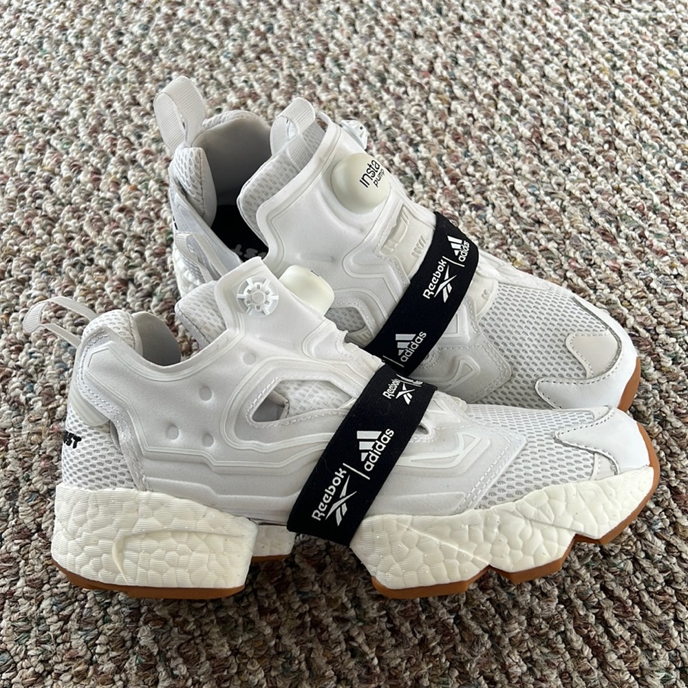 Reebok Instapump Fury x Boost 'White Gum' Sneakers - Size 6 Mens / Women’s 7.5